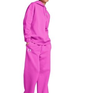 Under Armour Women's Icon Fleece Wide Leg Pants